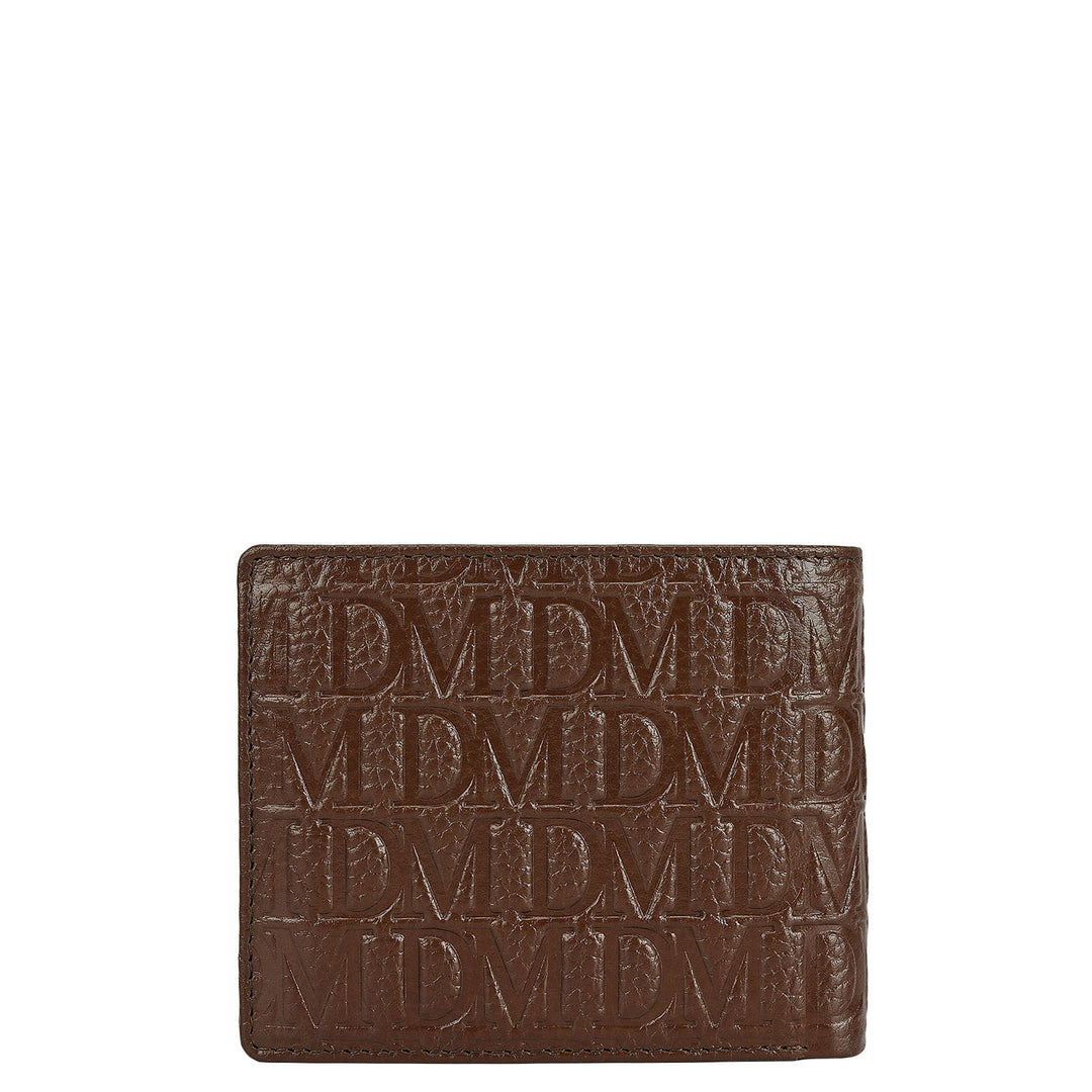 Mocha Bifold Leather Mens Wallet