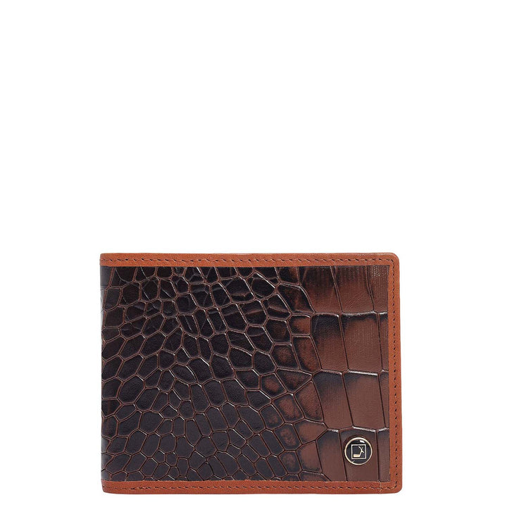 Brown Bifold Leather Mens Wallet