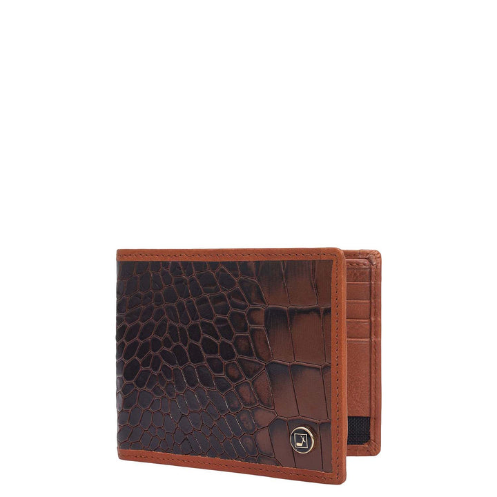 Brown Bifold Leather Mens Wallet