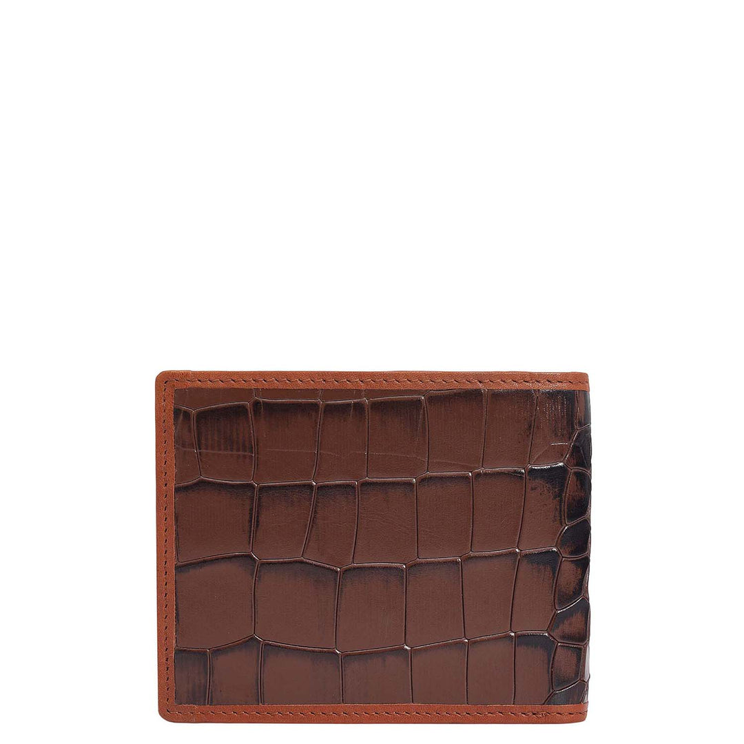 Brown Bifold Leather Mens Wallet