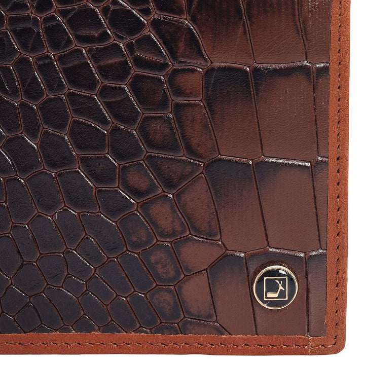 Brown Bifold Leather Mens Wallet