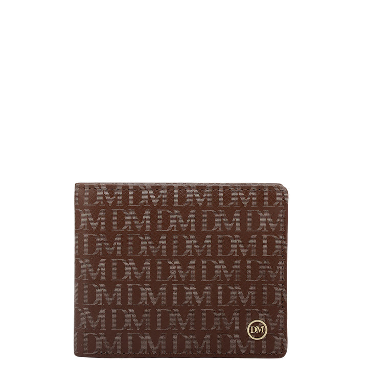 Date Bifold Leather Mens Wallet