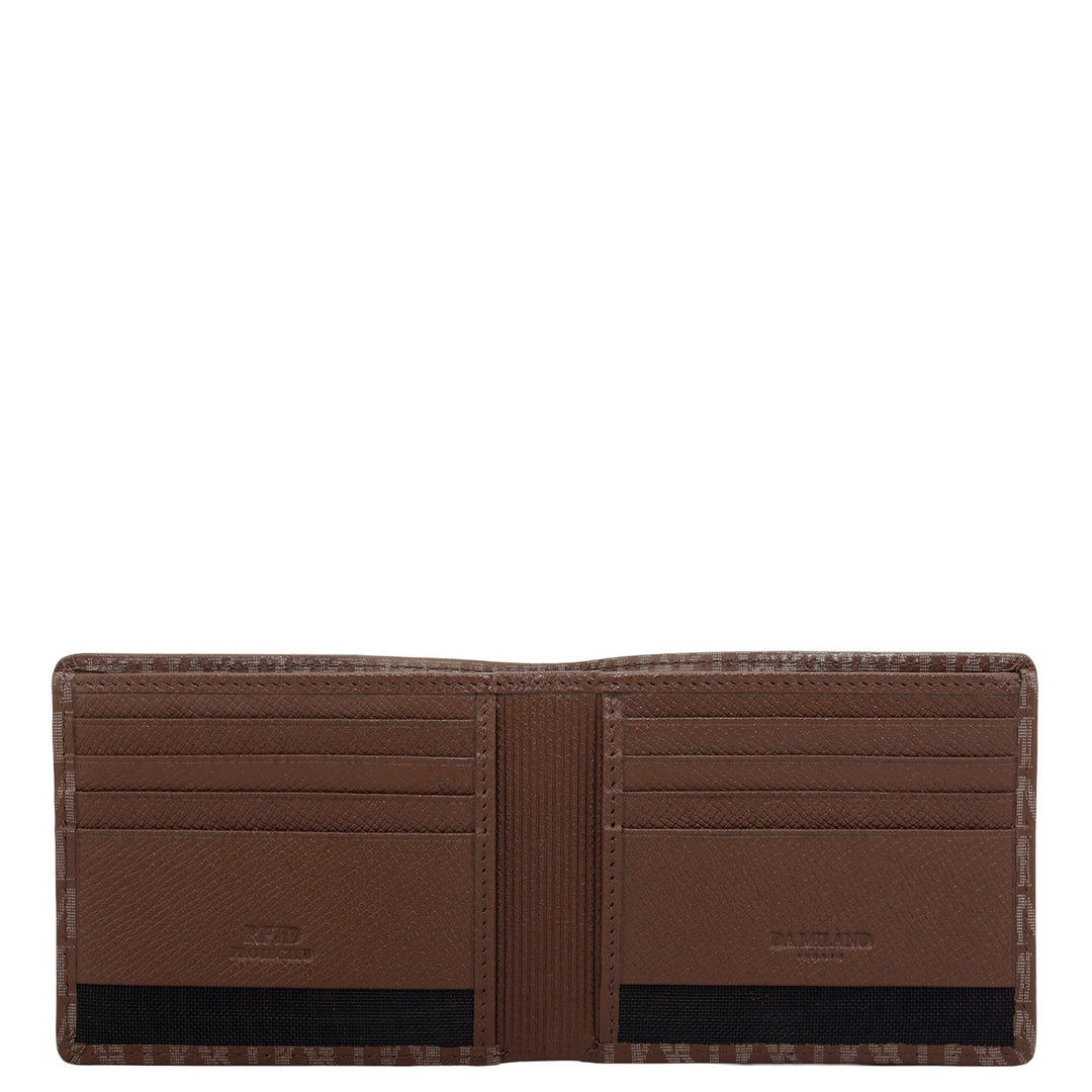 Date Bifold Leather Mens Wallet