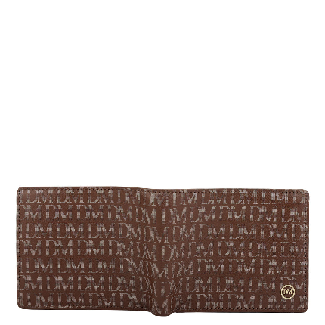 Date Bifold Leather Mens Wallet