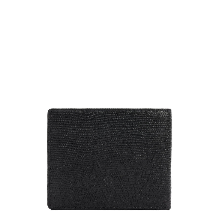 Black Bifold Leather Mens Wallet