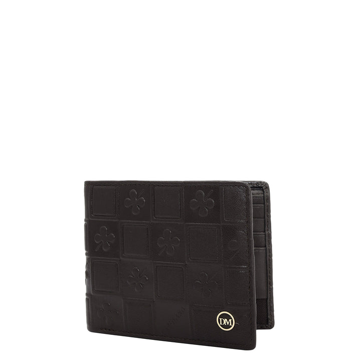 Dark Brown Bifold Leather Mens Wallet
