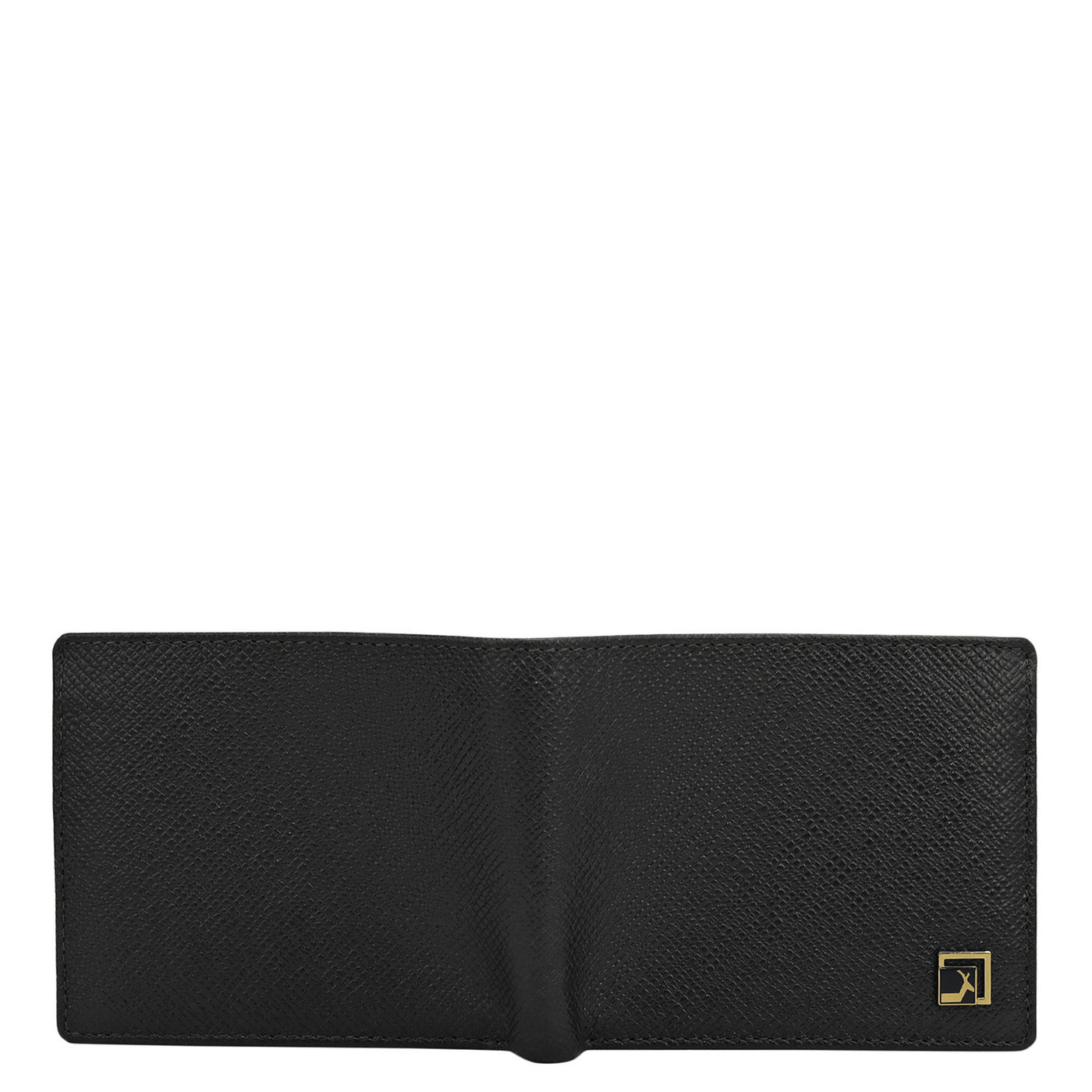 Black Bifold Leather Mens Wallet