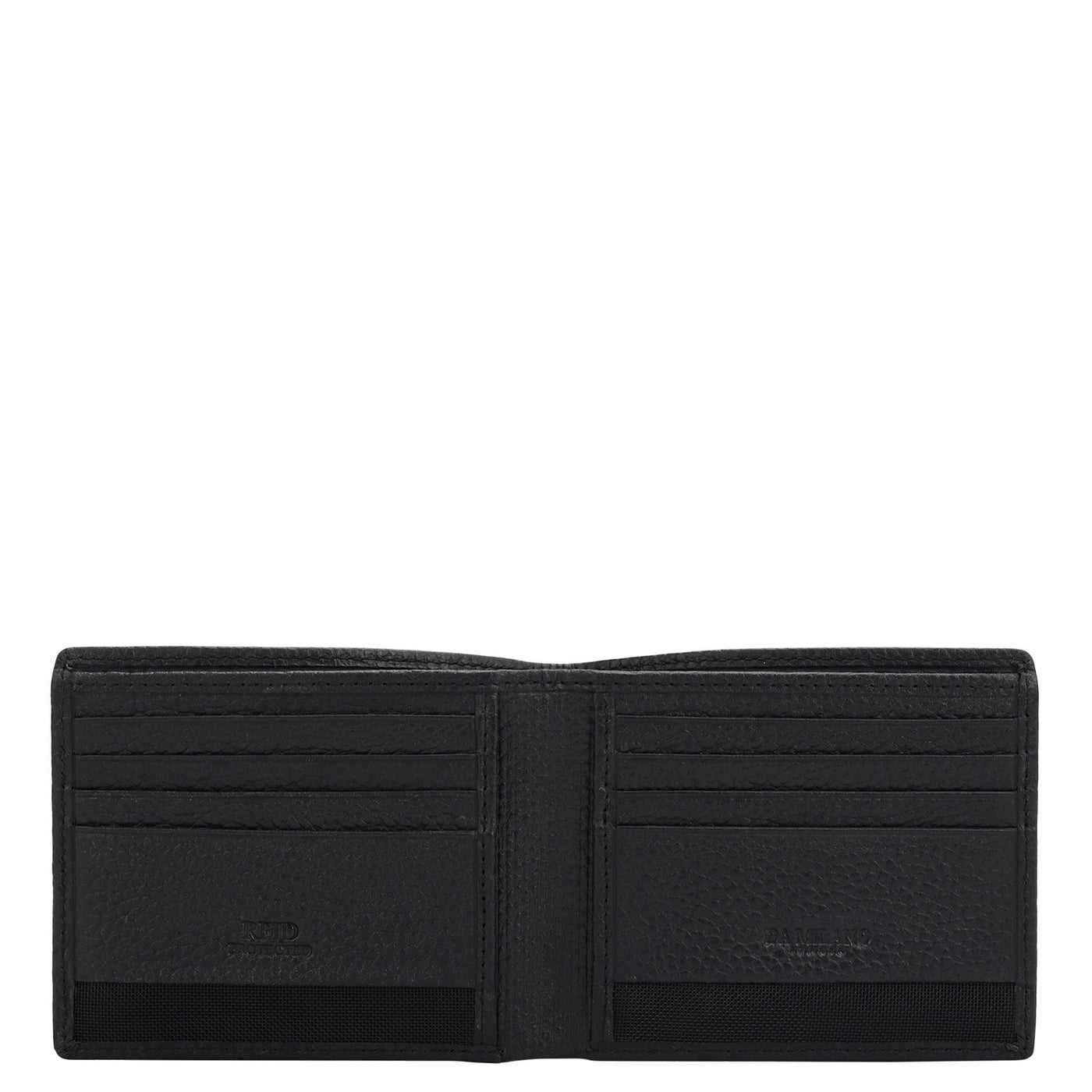 Black Bifold Leather Mens Wallet