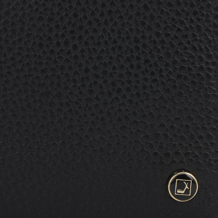 Black Bifold Leather Mens Wallet