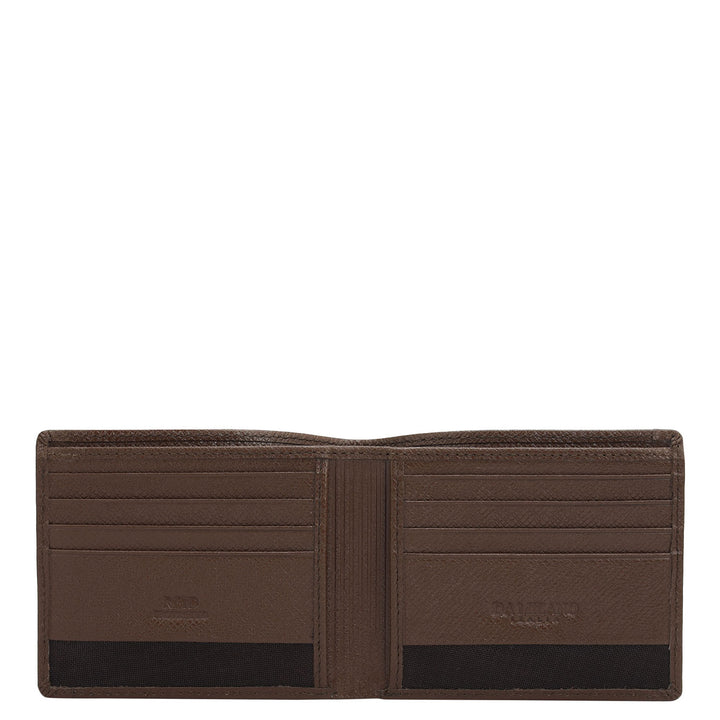 Brown Bifold Leather Mens Wallet