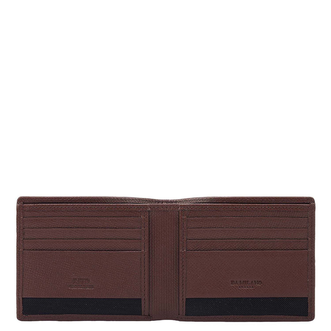 Brown Bifold Leather Mens Wallet