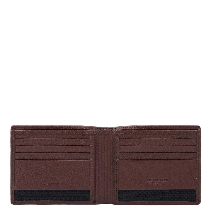 Brown Bifold Leather Mens Wallet