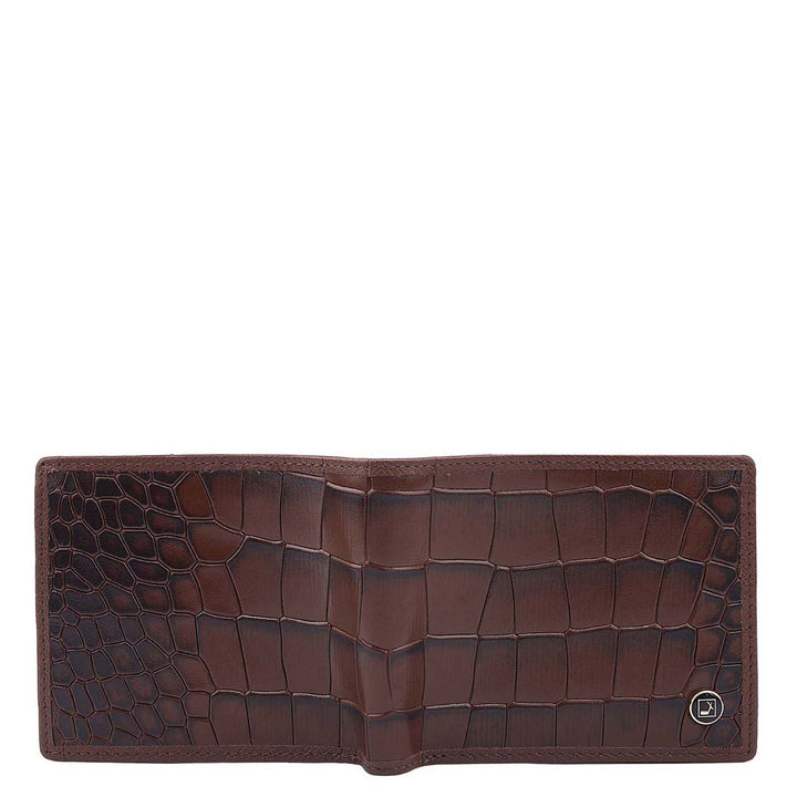 Brown Bifold Leather Mens Wallet