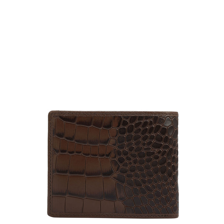 Brown Bifold Leather Mens Wallet