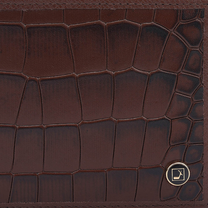 Brown Bifold Leather Mens Wallet