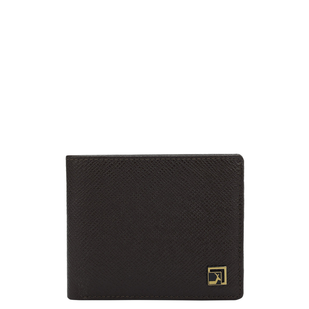 Chocolate Bifold Leather Mens Wallet