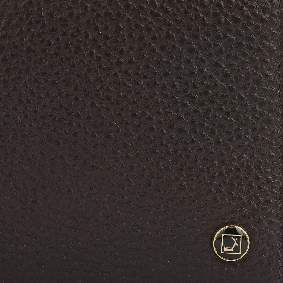 Chocolate Bifold Leather Mens Wallet