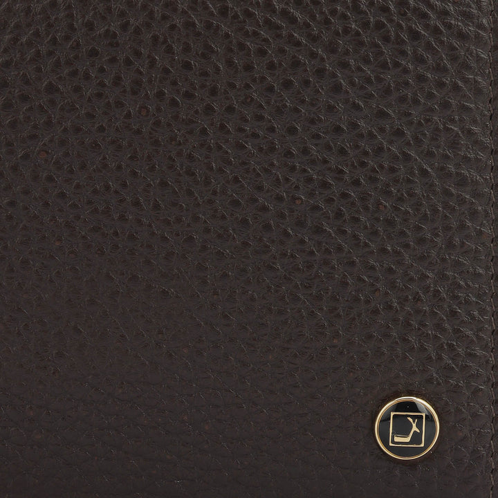 Chocolate Bifold Leather Mens Wallet