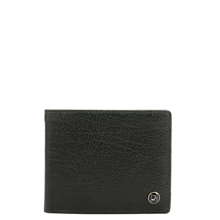 Green Bifold Leather Mens Wallet