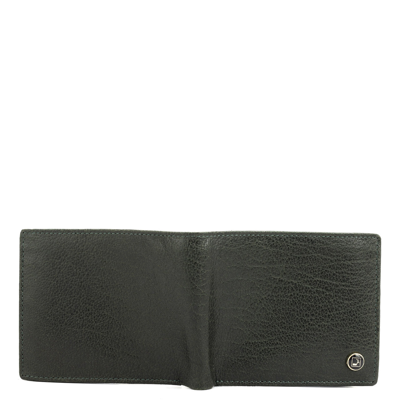 Elephant Pattern Leather Mens Wallet - Green