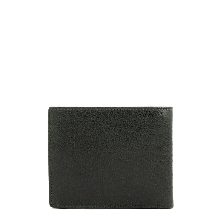 Green Bifold Leather Mens Wallet
