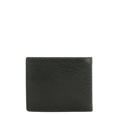 Green Bifold Leather Mens Wallet