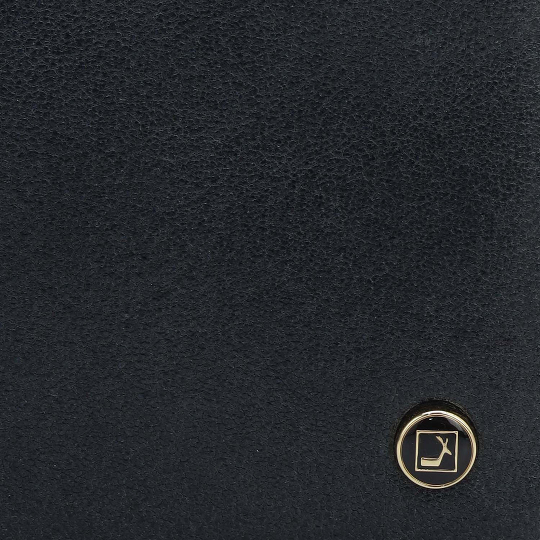 Navy Bifold Leather Mens Wallet