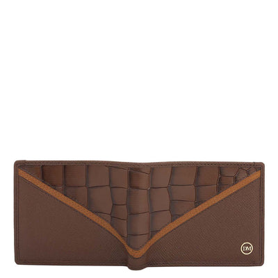 Date Bifold Leather Mens Wallet
