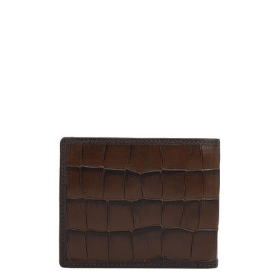 Date Bifold Leather Mens Wallet