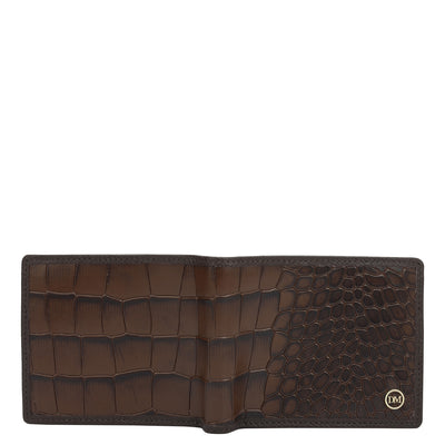 Date Bifold Leather Mens Wallet