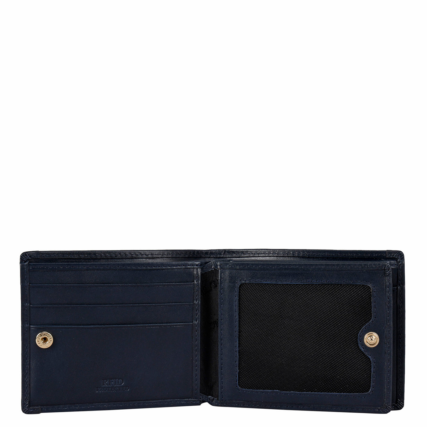 Fish Leather Mens Wallet - Blue