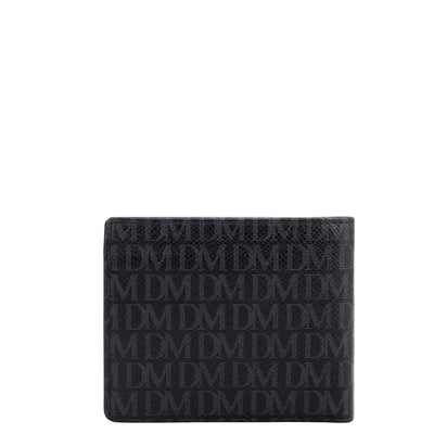 Black Bifold Leather Mens Wallet