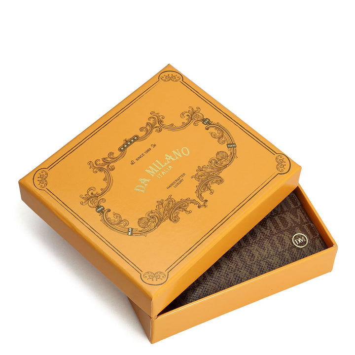 Walnut Bifold Leather Mens Wallet