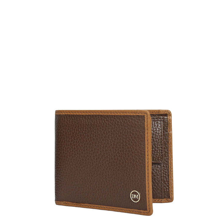 Mocha Bifold Leather Mens Wallet
