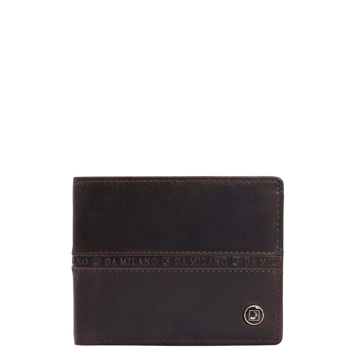 Brown Bifold Leather Mens Wallet
