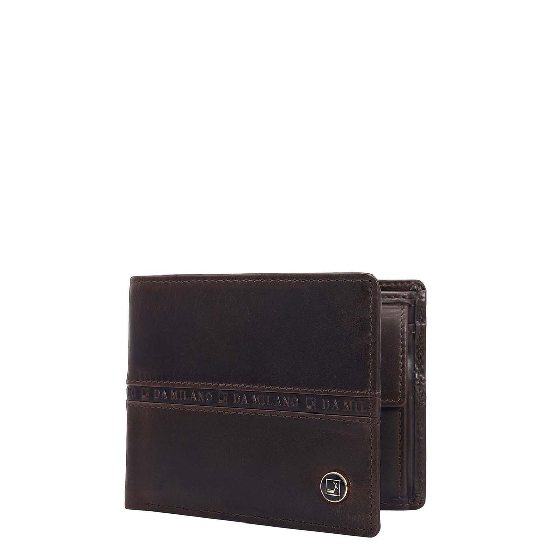 Brown Bifold Leather Mens Wallet