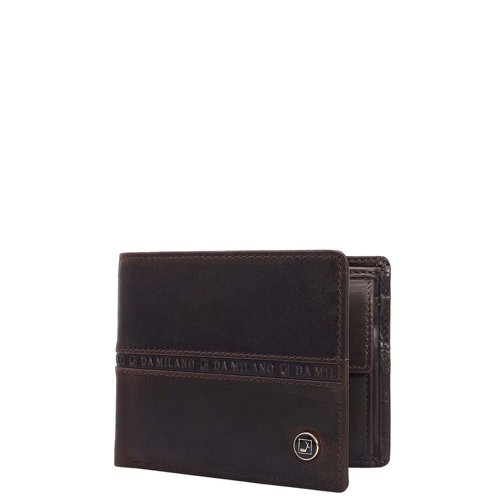 Brown Bifold Leather Mens Wallet