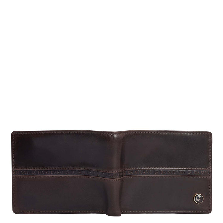 Brown Bifold Leather Mens Wallet