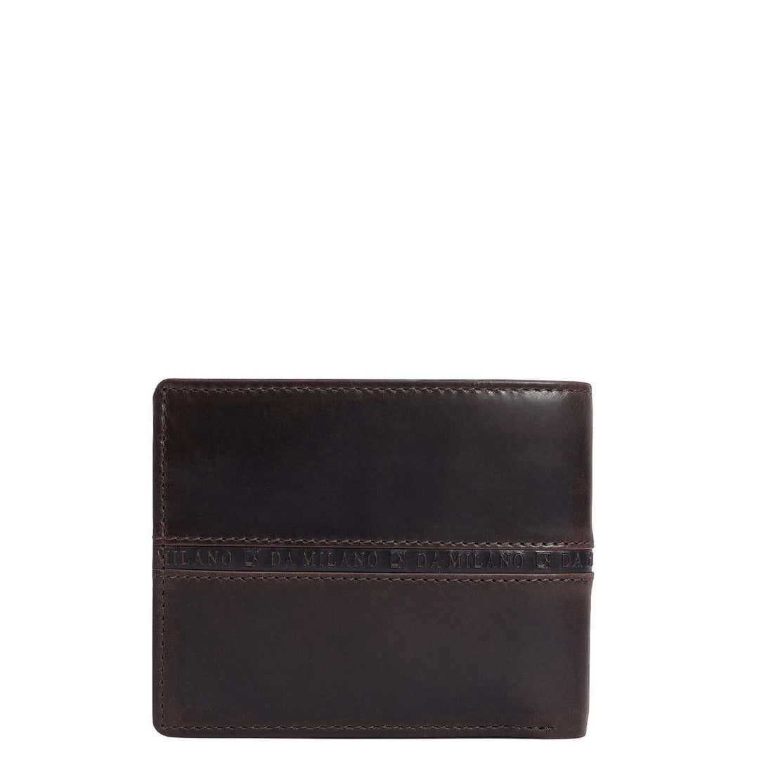 Brown Bifold Leather Mens Wallet