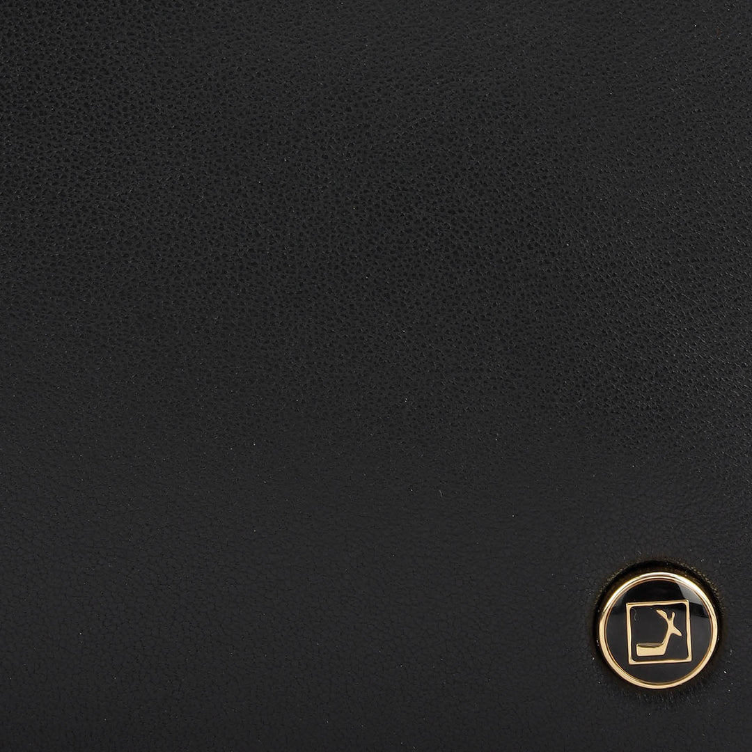 Black Bifold Leather Mens Wallet