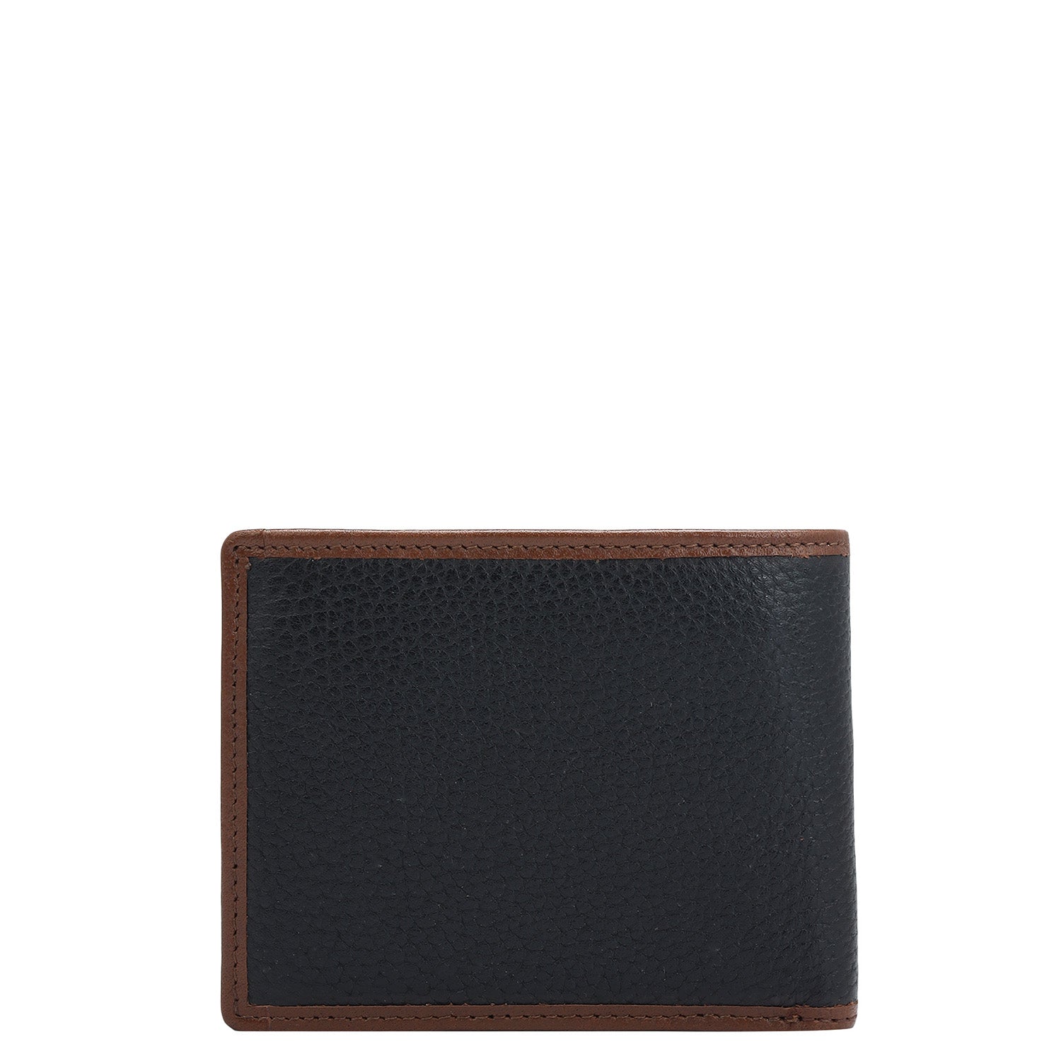 Black Bifold Leather Mens Wallet – Da Milano