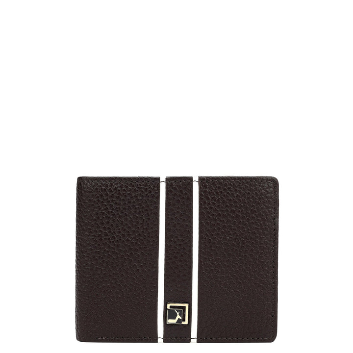 Chocolate Bifold Leather Mens Wallet