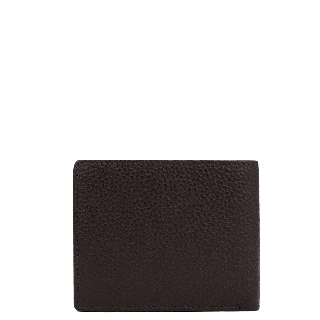 Chocolate Bifold Leather Mens Wallet