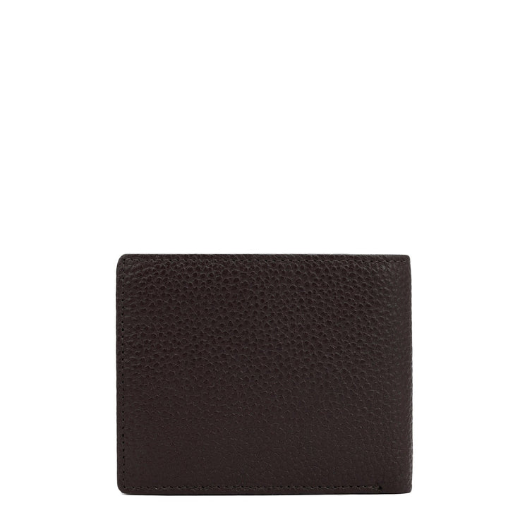 Chocolate Bifold Leather Mens Wallet