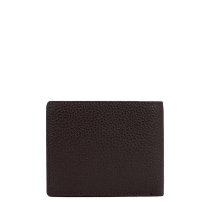Chocolate Bifold Leather Mens Wallet