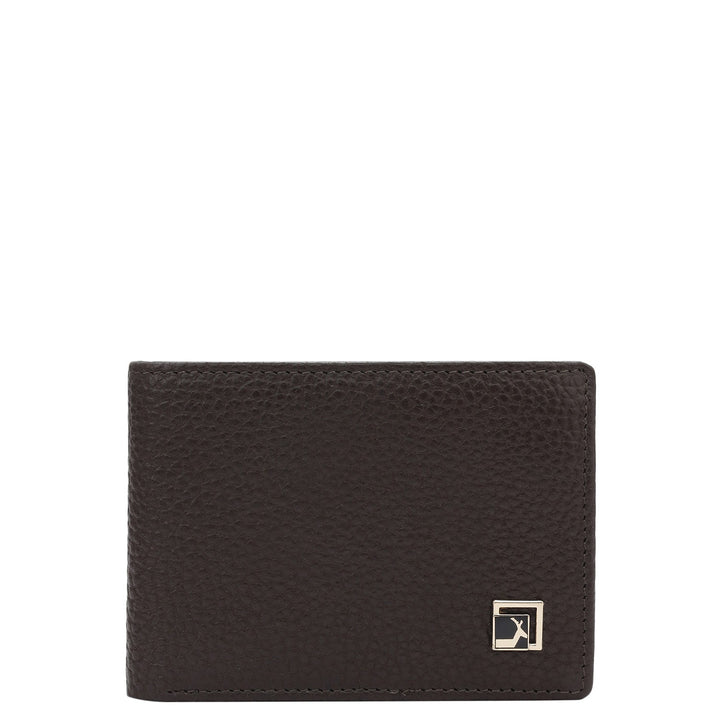 Chocolate Bifold Leather Mens Wallet