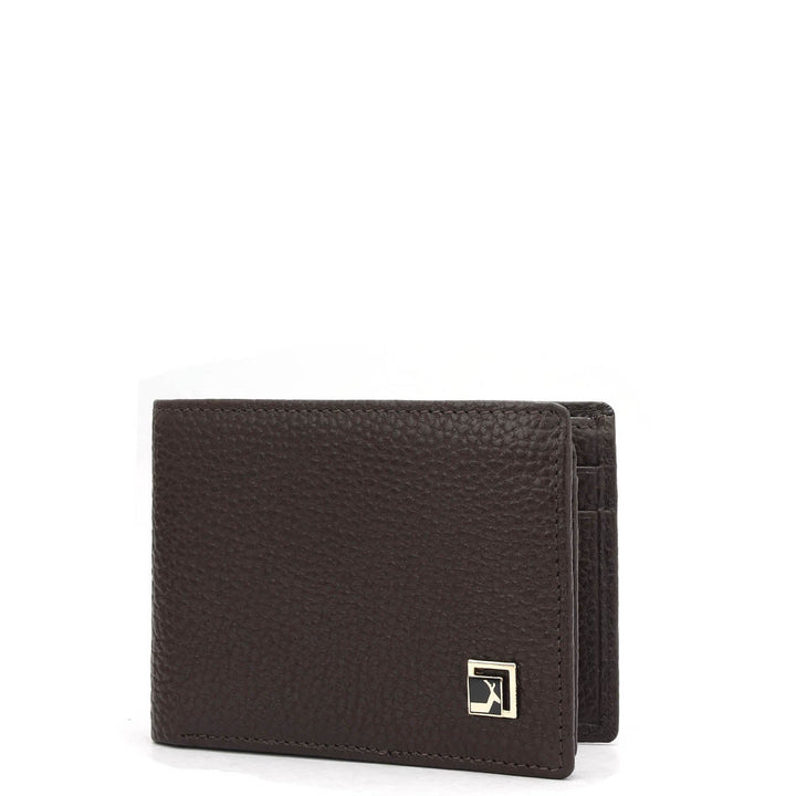 Chocolate Bifold Leather Mens Wallet