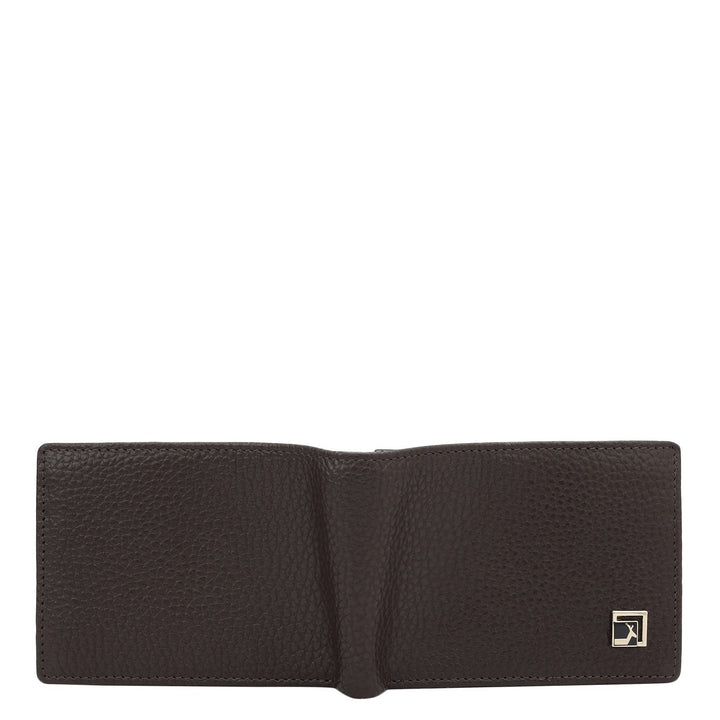Chocolate Bifold Leather Mens Wallet