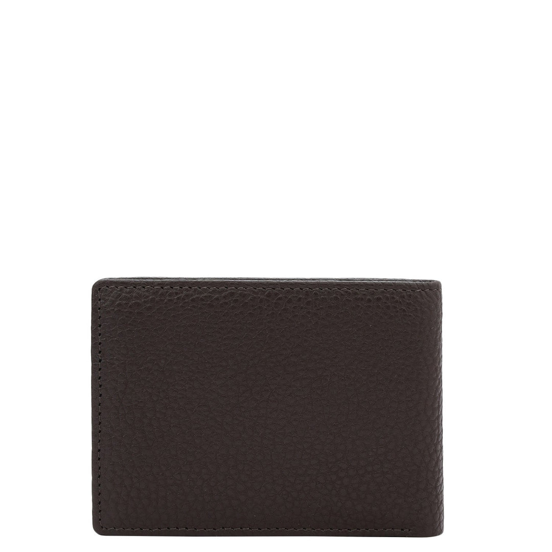 Chocolate Bifold Leather Mens Wallet