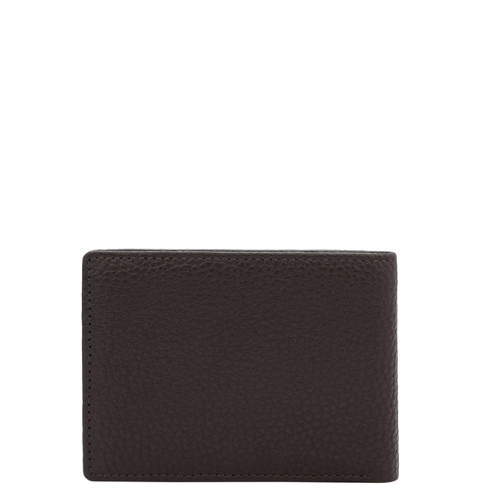 Chocolate Bifold Leather Mens Wallet